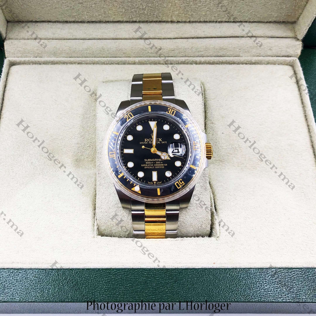 Rolex Submariner Golden Silver Black – Montre Homme – image 3