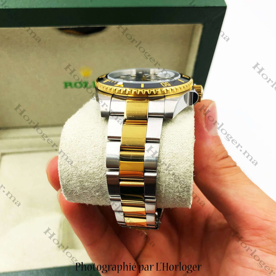 Rolex Submariner Golden Silver Black – Montre Homme – image 5