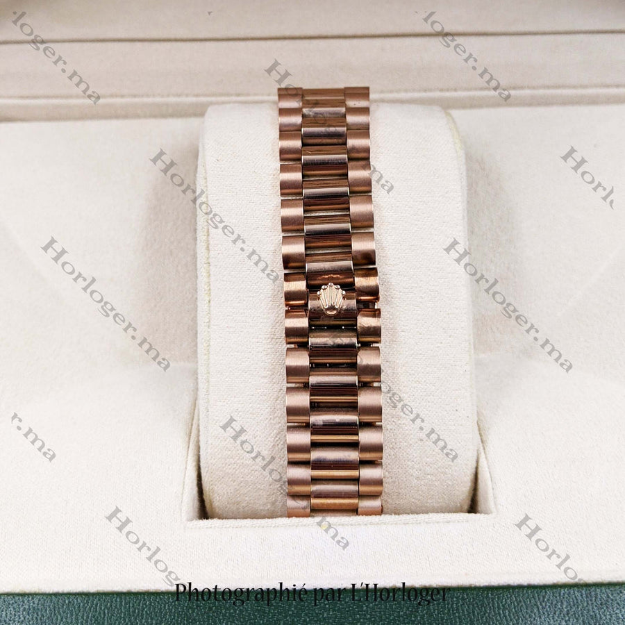 Rolex Day-date Chocolat – Montre Homme – image 7