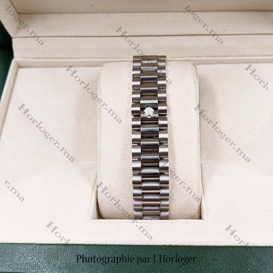 Rolex Day-date White Dial President – Montre Homme – image 6