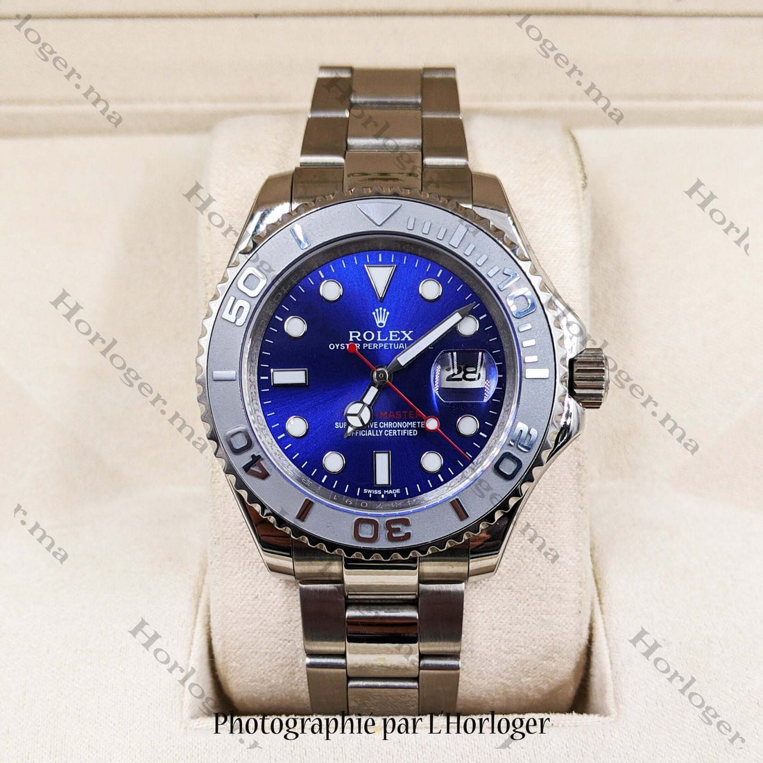 Rolex Yacht-master Bleu Vif – Montre Homme – image 3