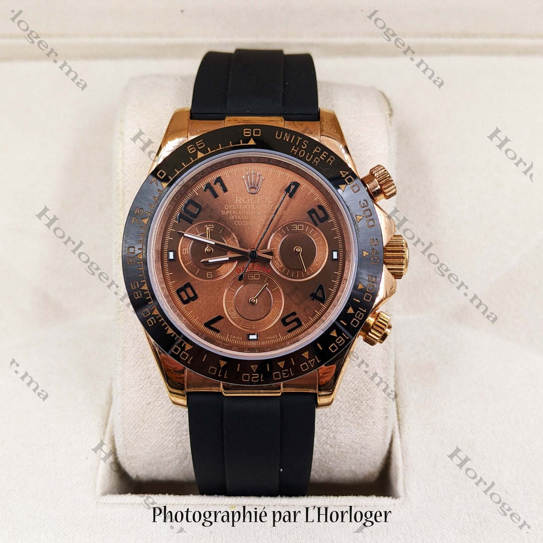 Rolex Daytona Cosmographe Chocolat – Montre Homme – image 3