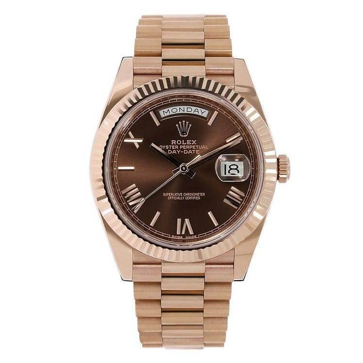 Rolex Day-date Chocolat – Montre Homme – image 1