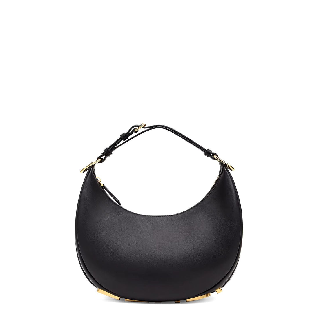 Fendigraphy Small Sac en semi cuir noir – image 1