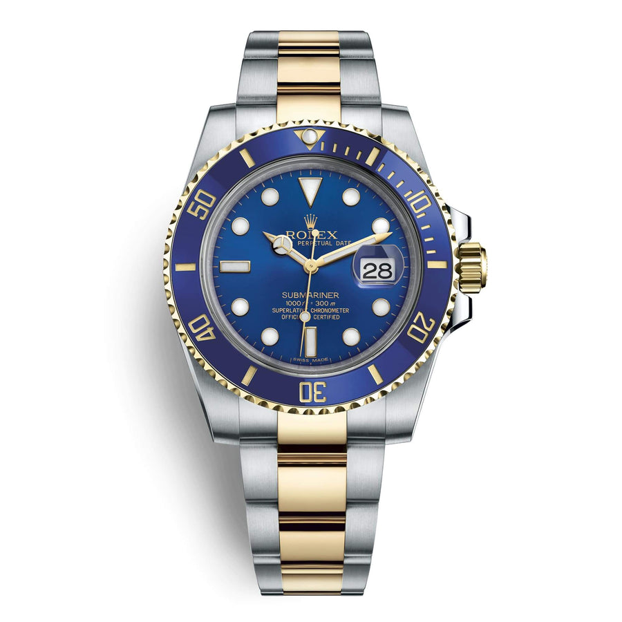 Rolex Submariner Golden silver Blue – Montre Homme – image 1