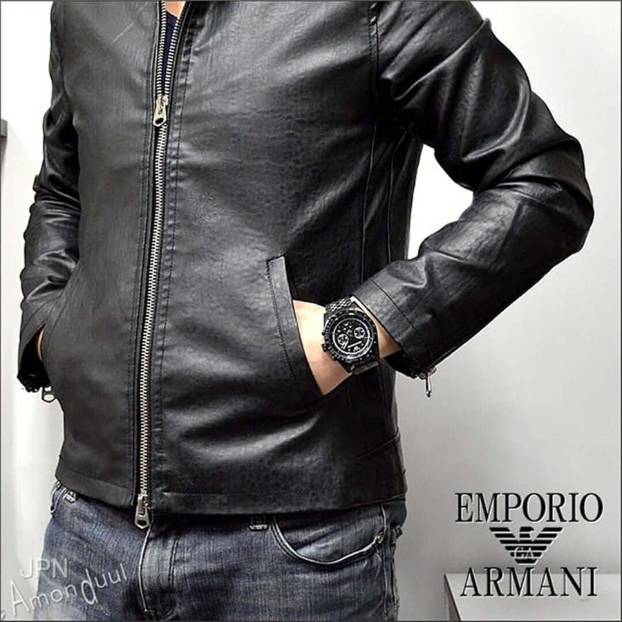 Emporio Armani Black IP Tazio AR1979 – Montre Homme – image 5