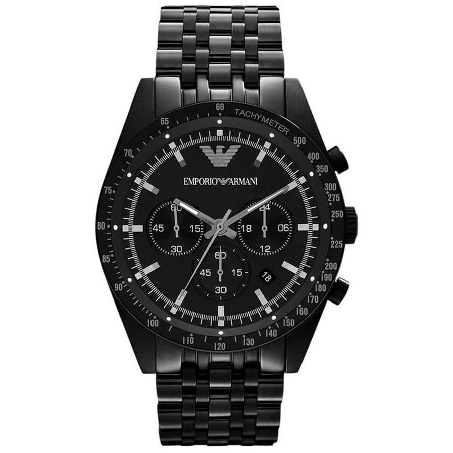 Emporio Armani Black IP Tazio AR1979 – Montre Homme – image 1